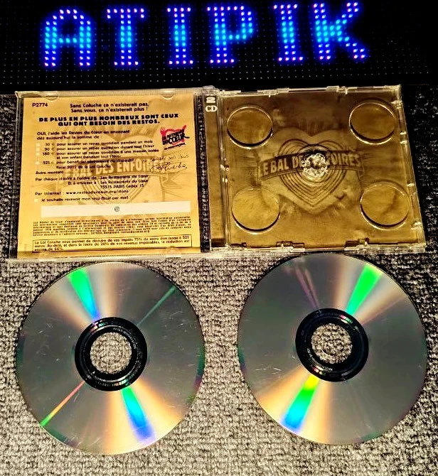 👍 O Baile Dos Enfoirés 2012 - CD Duplo Restos Do Coração - 14 Anos 💕 – photo 4